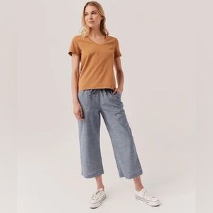 Pact chambray Sunday pant